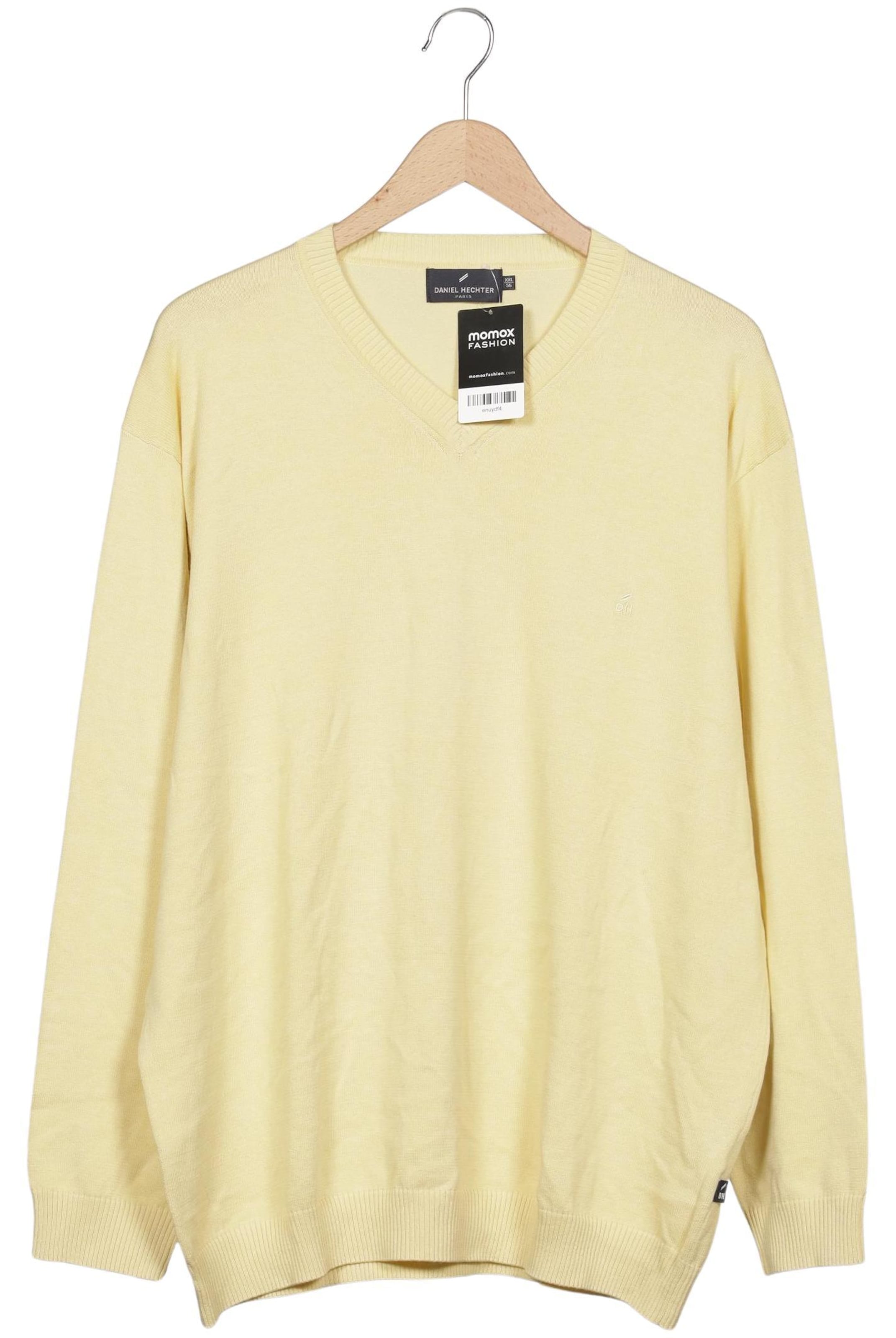 HECHTER PARIS Sweater & Cardigan in XXL in Yellow: front