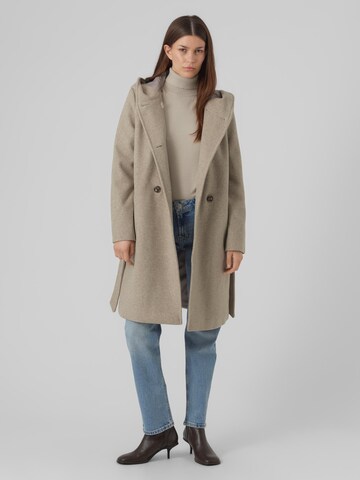 VERO MODA Overgangsfrakke 'Vincefiona' i beige