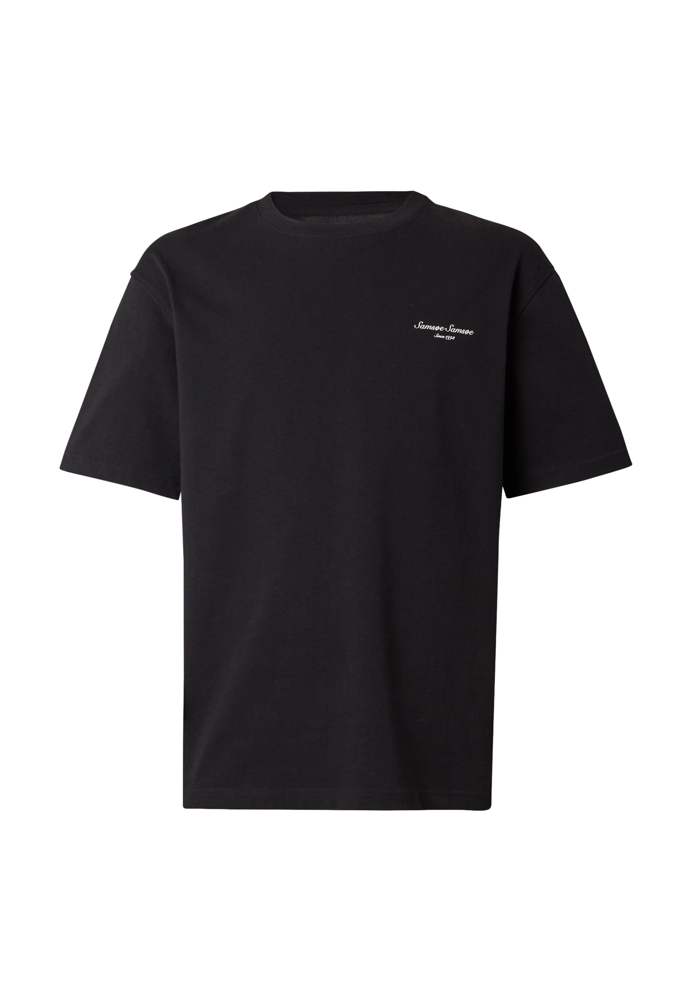 Samsøe Samsøe - Camiseta 'Sauni' en negro: frente