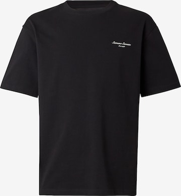 Samsøe Samsøe - Camiseta 'Sauni' en negro: frente