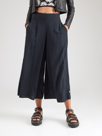 Blutsgeschwister Wide leg Trousers 'In Full Bloom' in Black: front