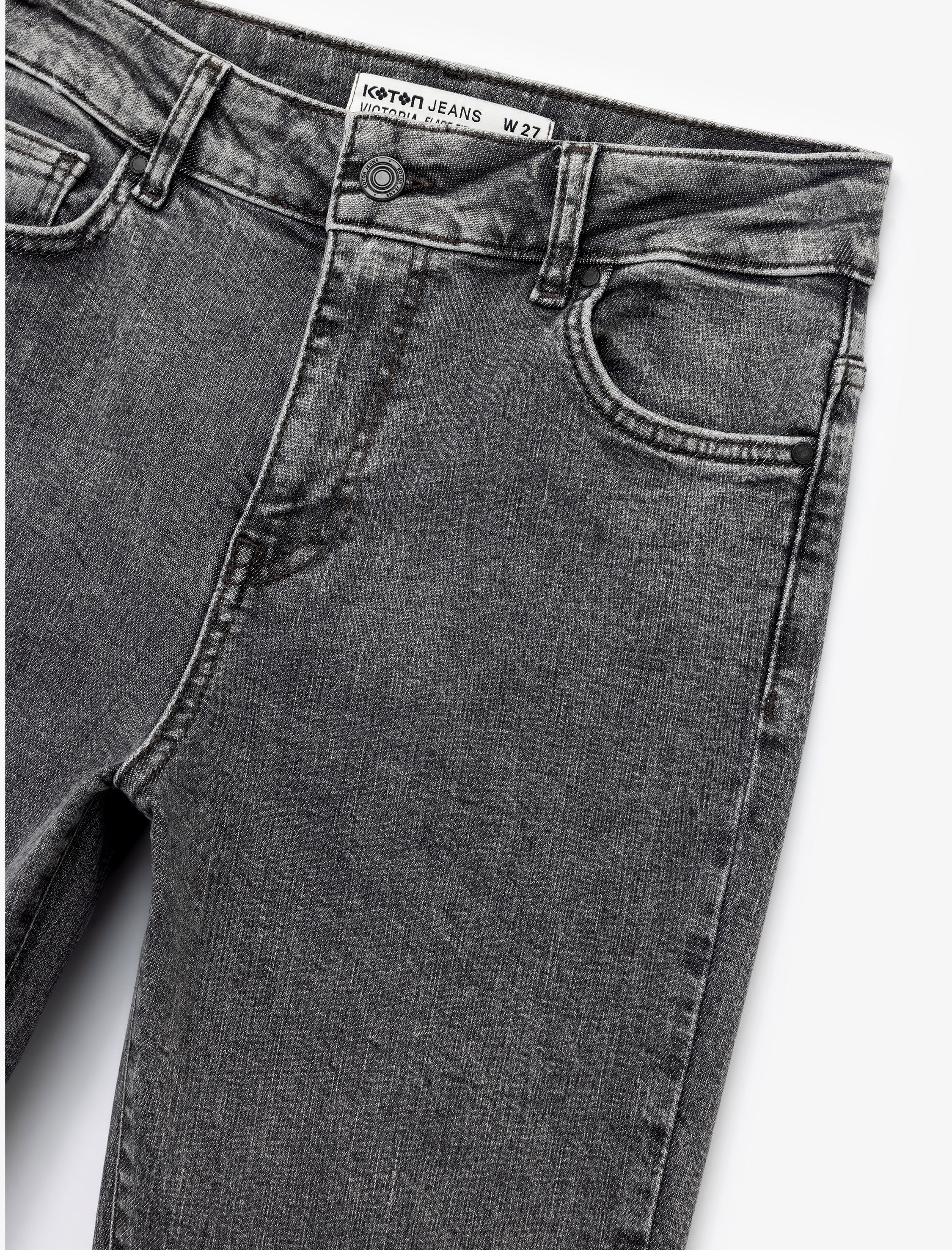 Koton Flared Jeans in Grey