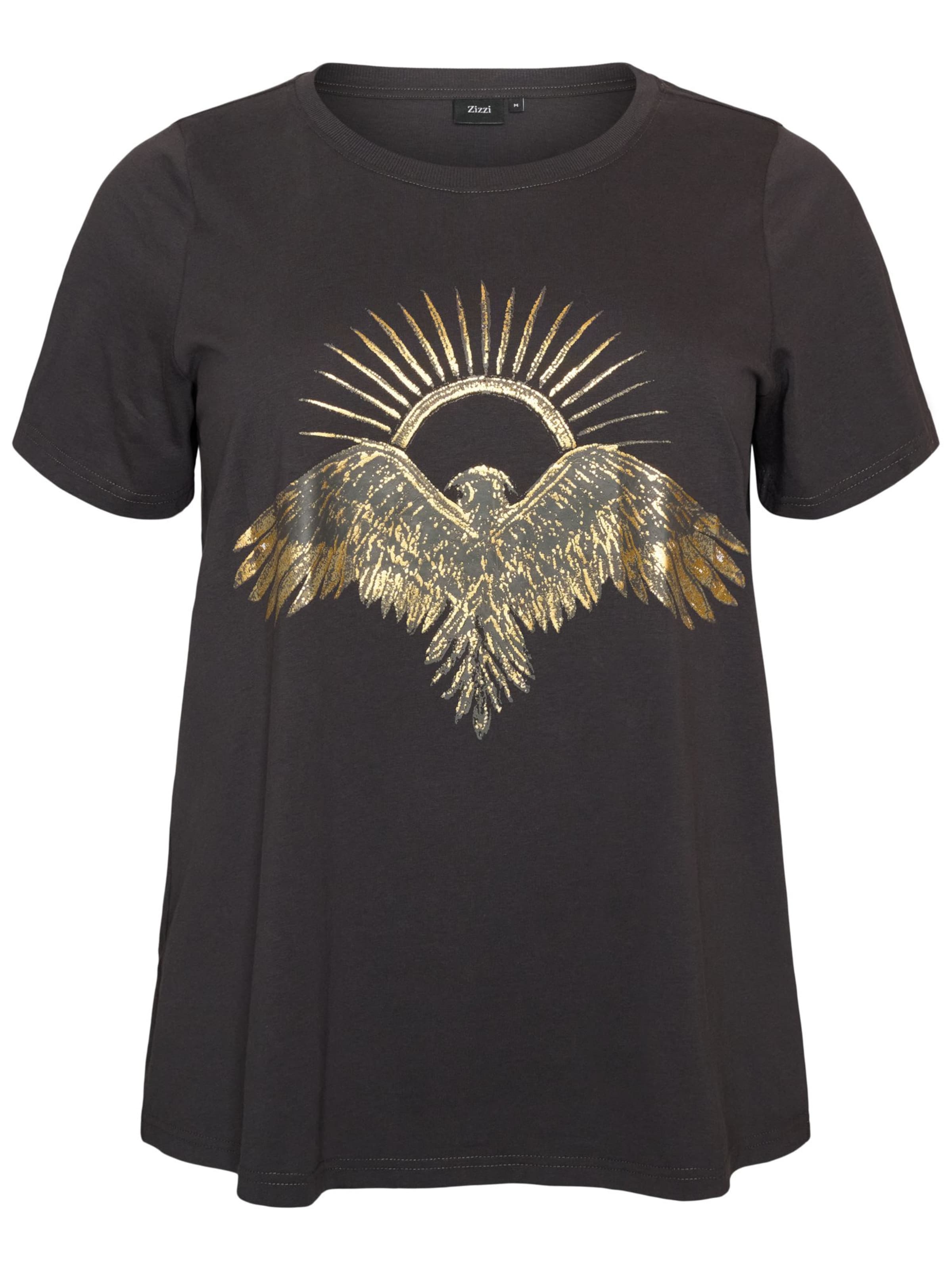 Tricou de la Zizzi pe gri: față