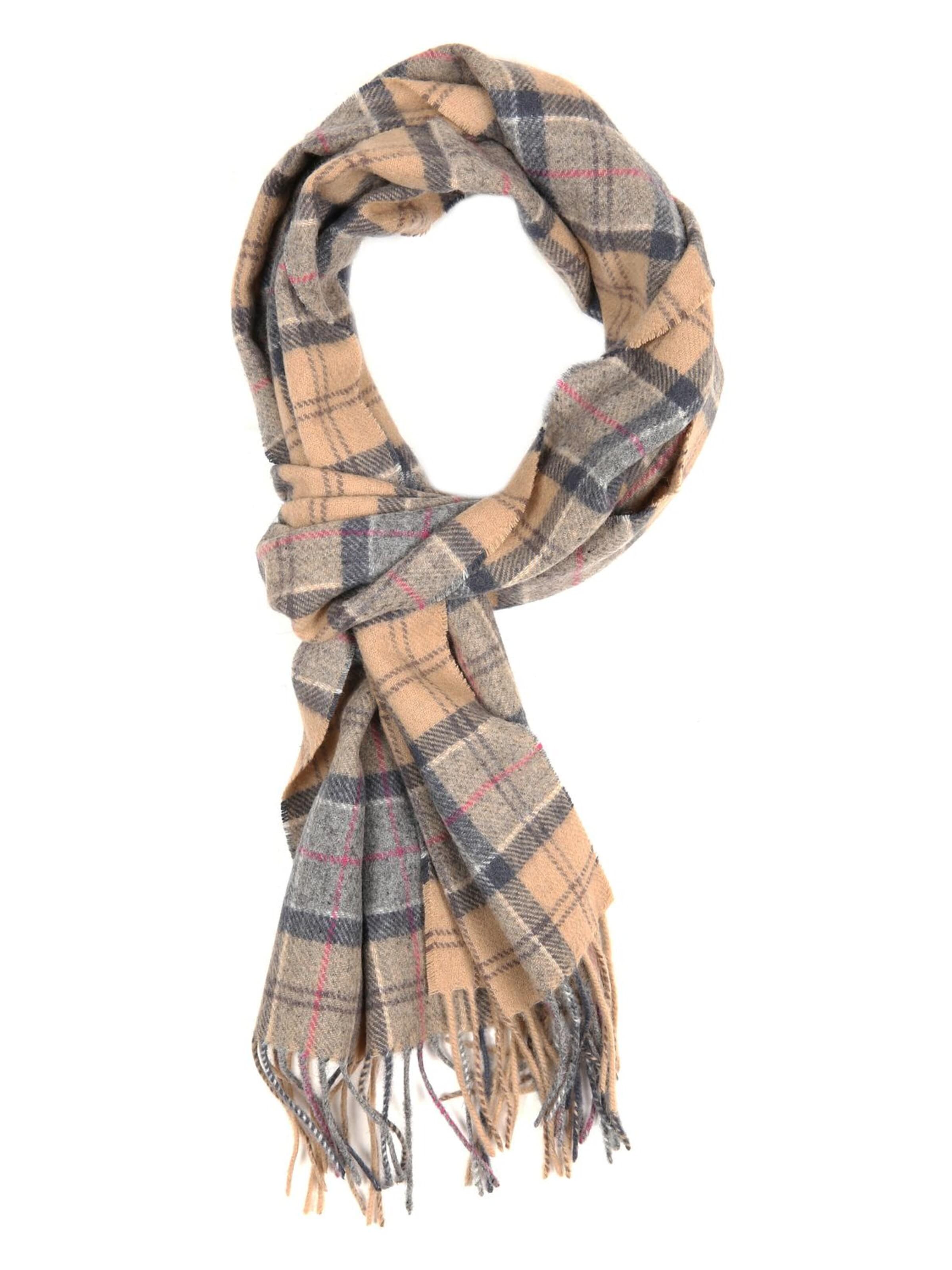 Écharpe Barbour en beige : devant