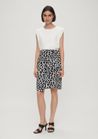 s.Oliver BLACK LABEL Skirt in Black