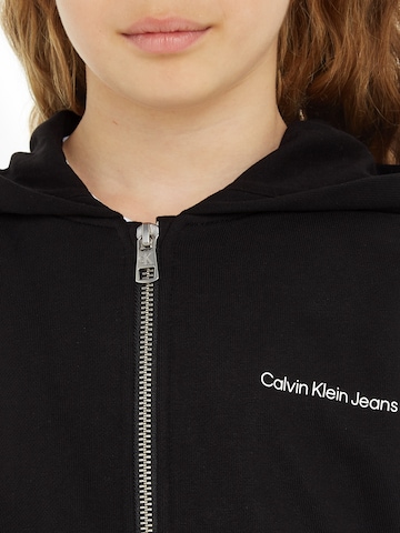 Calvin Klein Jeans Sweatjacka i svart