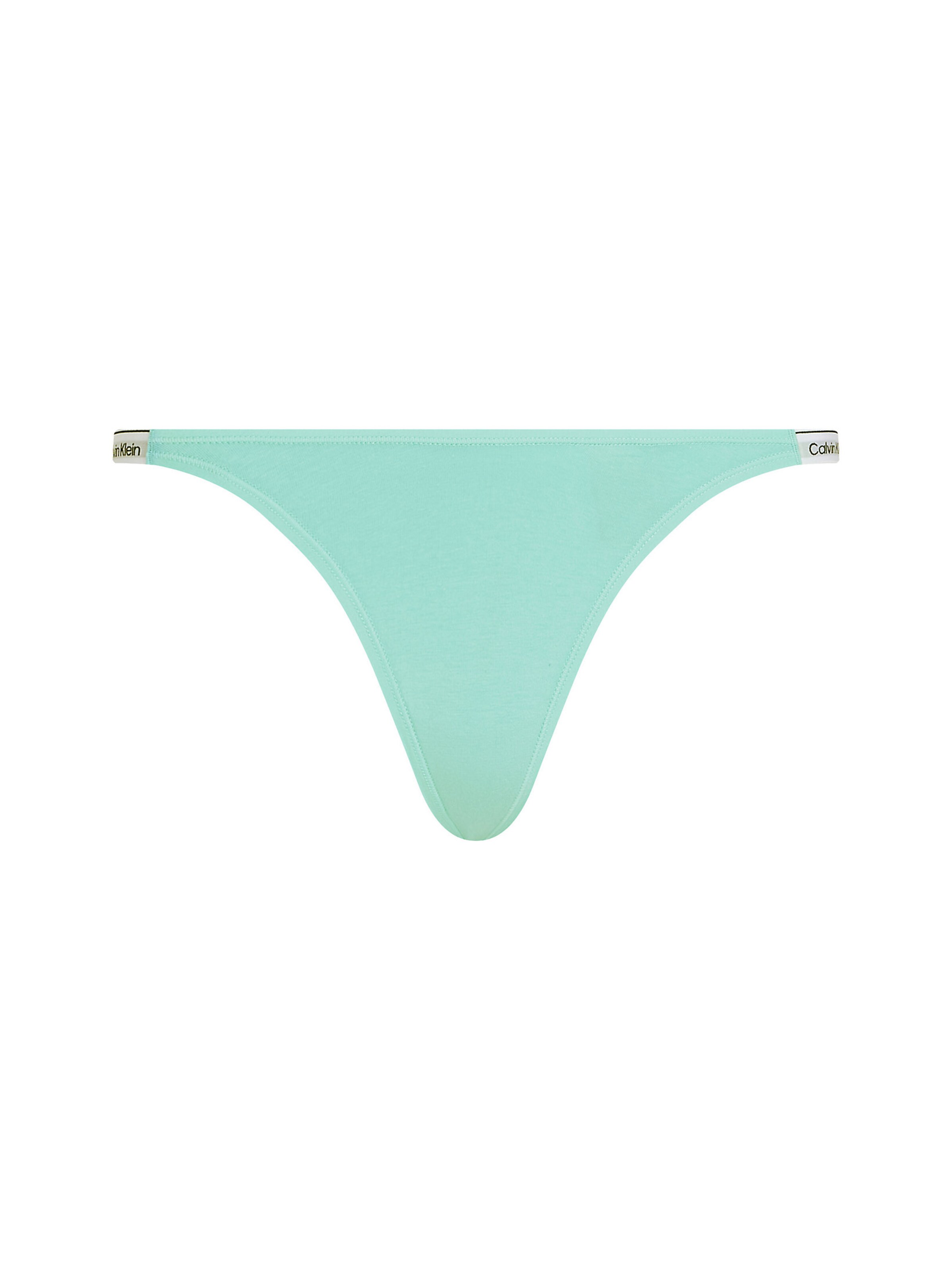 Calvin Klein Underwear String in Groen: voorkant