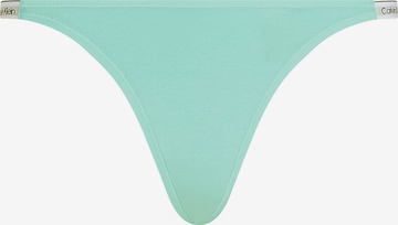 Calvin Klein Underwear String in Green: front
