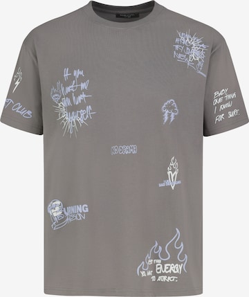 Sublevel T-Shirt in Grau: Vorderseite