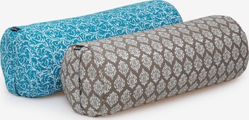 Yogishop Pillow in Blue: front