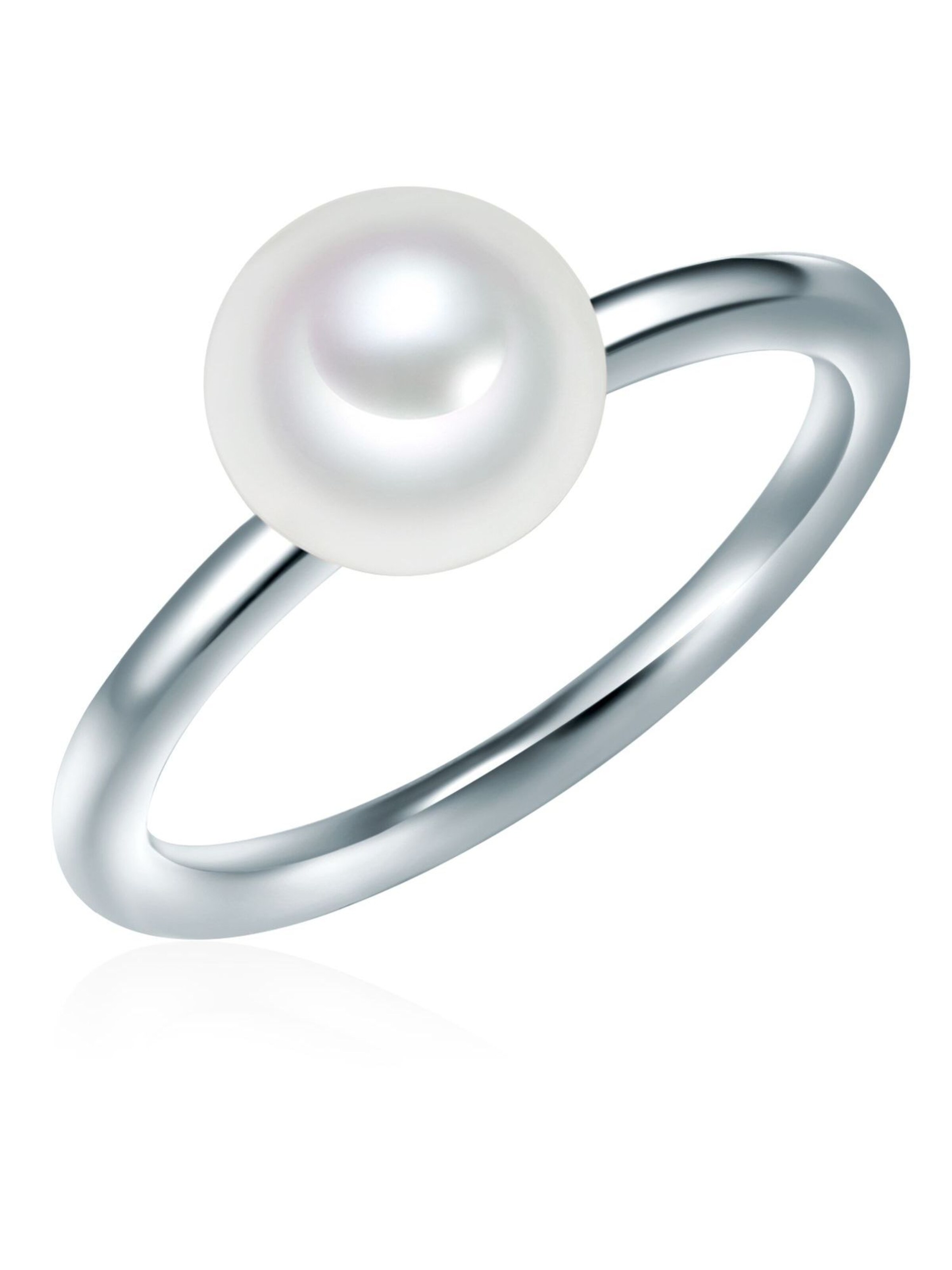 Valero Pearls Ring in Silver: front