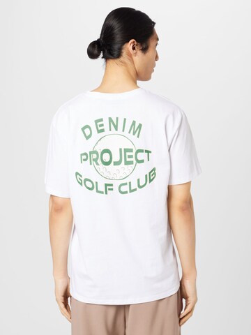 Denim Project T-shirt 'Golf Club' i vit