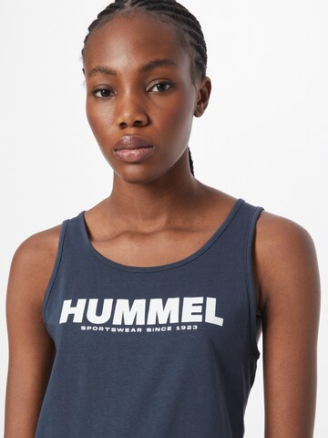 Hummel Спортен топ 'Legacy' в синьо