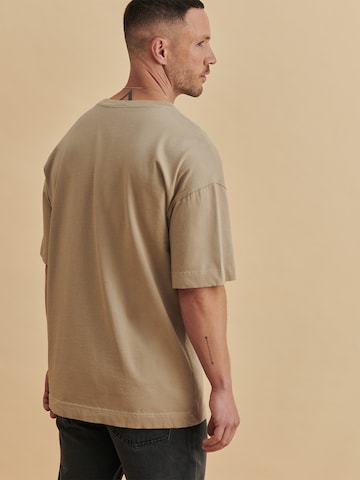 DAN FOX APPAREL Shirt 'Erik' in Beige