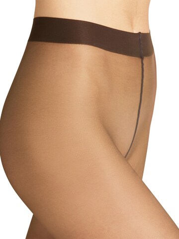 FALKE Tights 'Seidenglatt' in Brown