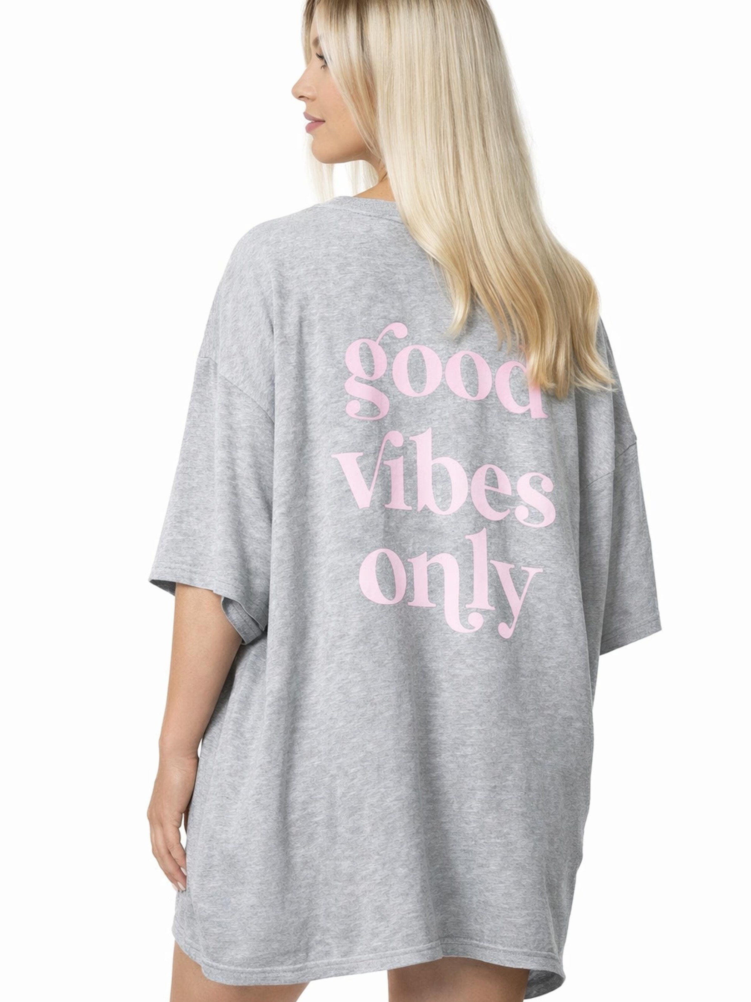 Worldclassca Oversizeshirt 'Oversize T-Shirt' in Grau