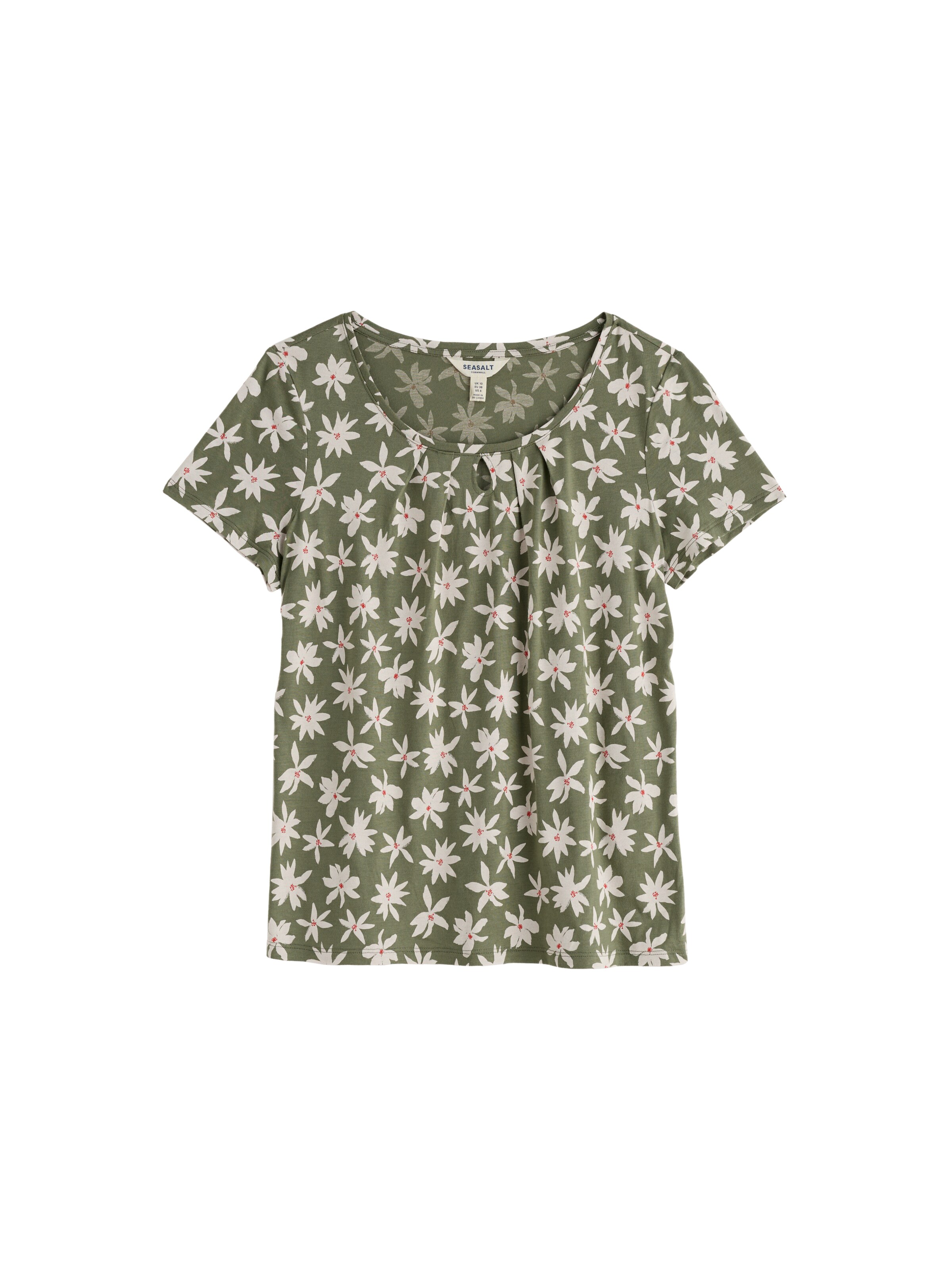 Seasalt Cornwall Blouse 'Appletree' in Groen: voorkant