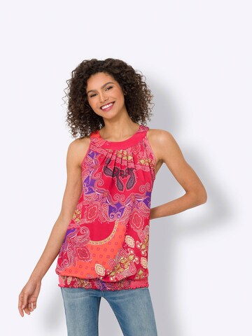 Top di heine in rosso: frontale