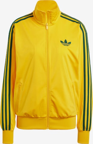 ADIDAS ORIGINALS Bluza rozpinana 'Adicolor Classic Firebird' w kolorze żółty: przód