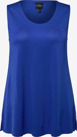 Ulla Popken Knitted Top in Blue: front