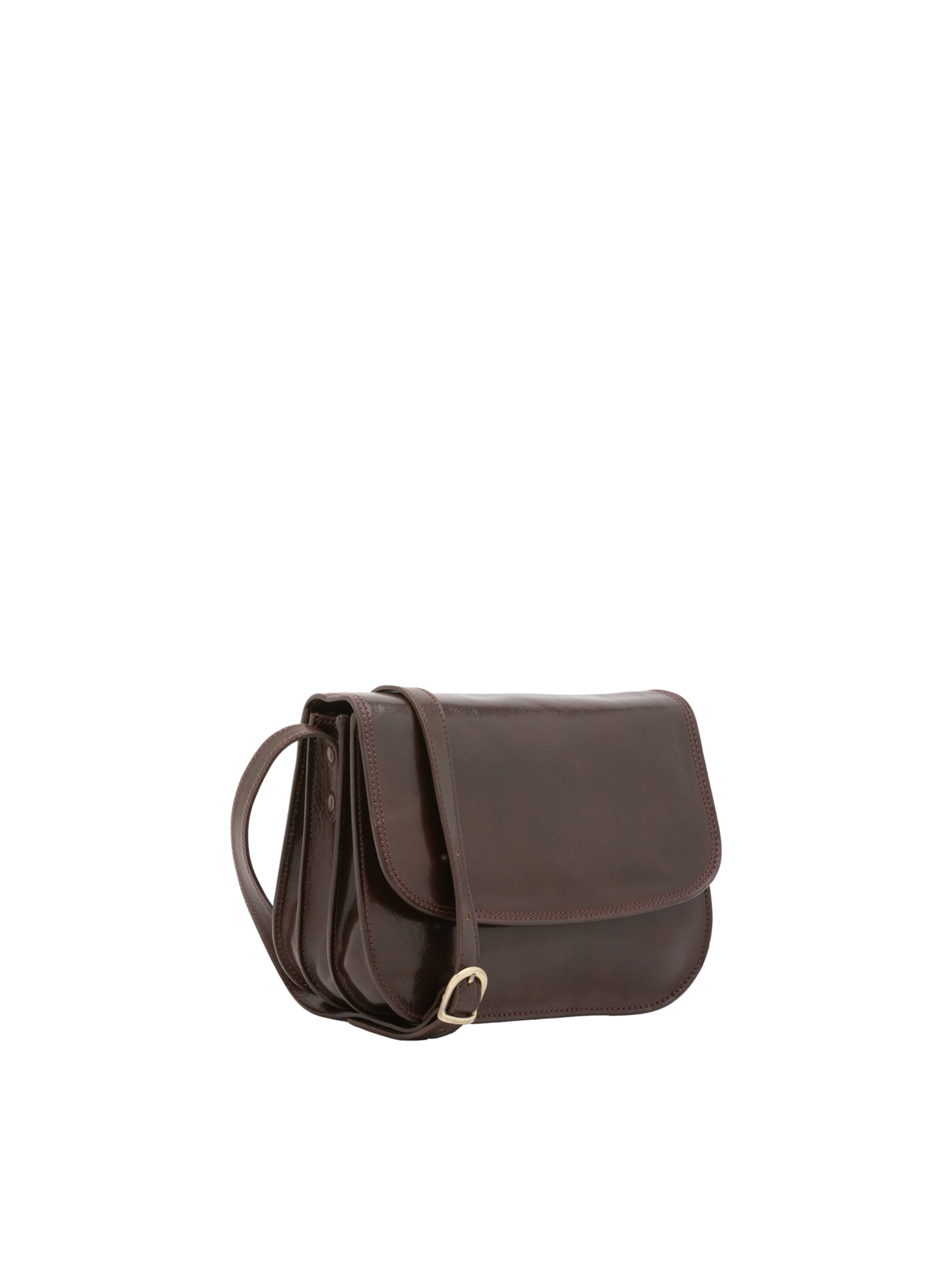 Sac à bandoulière Viola Castellani en marron : devant