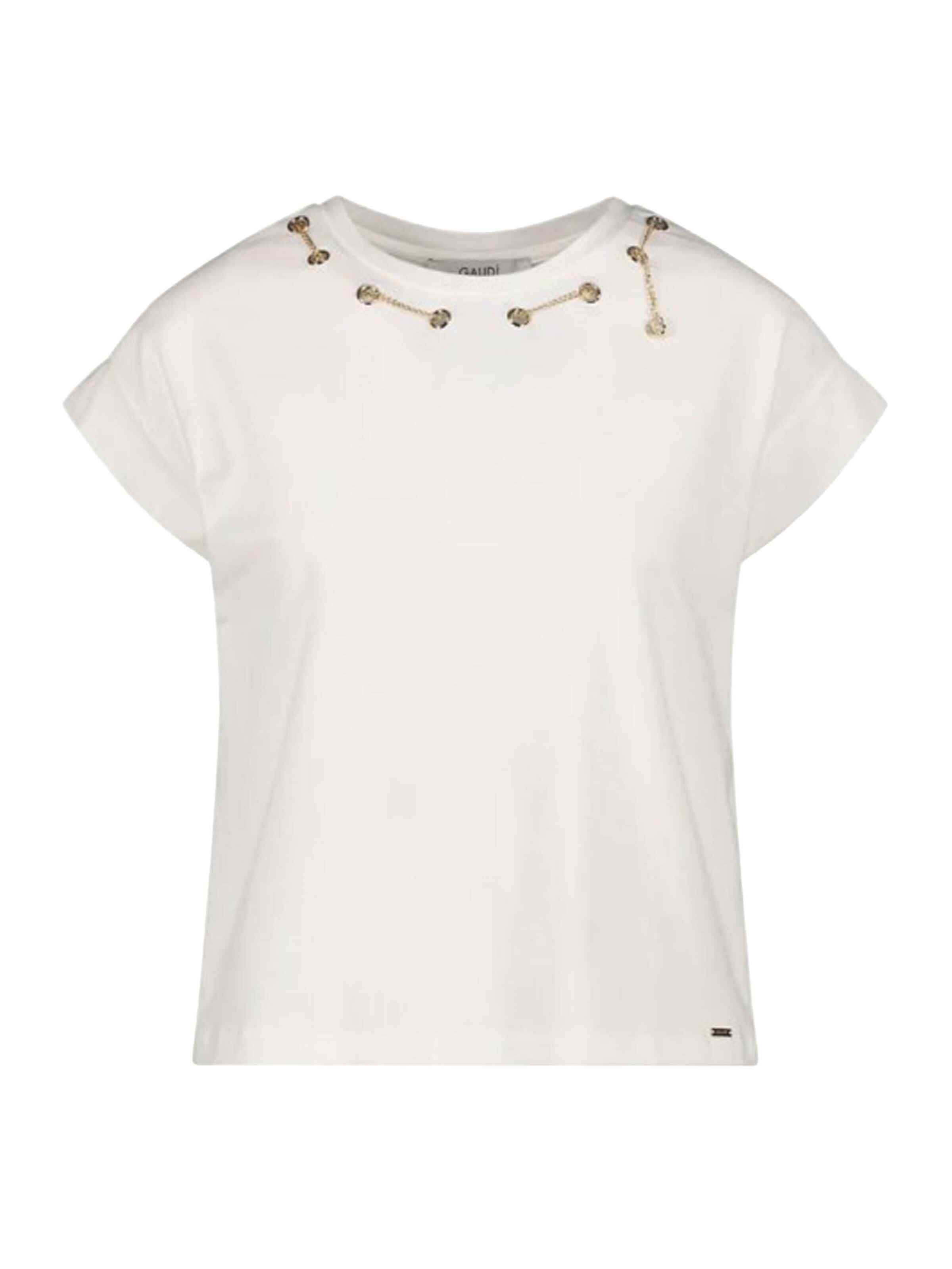 GAUDÌ Shirt in Weiß: Vorderseite