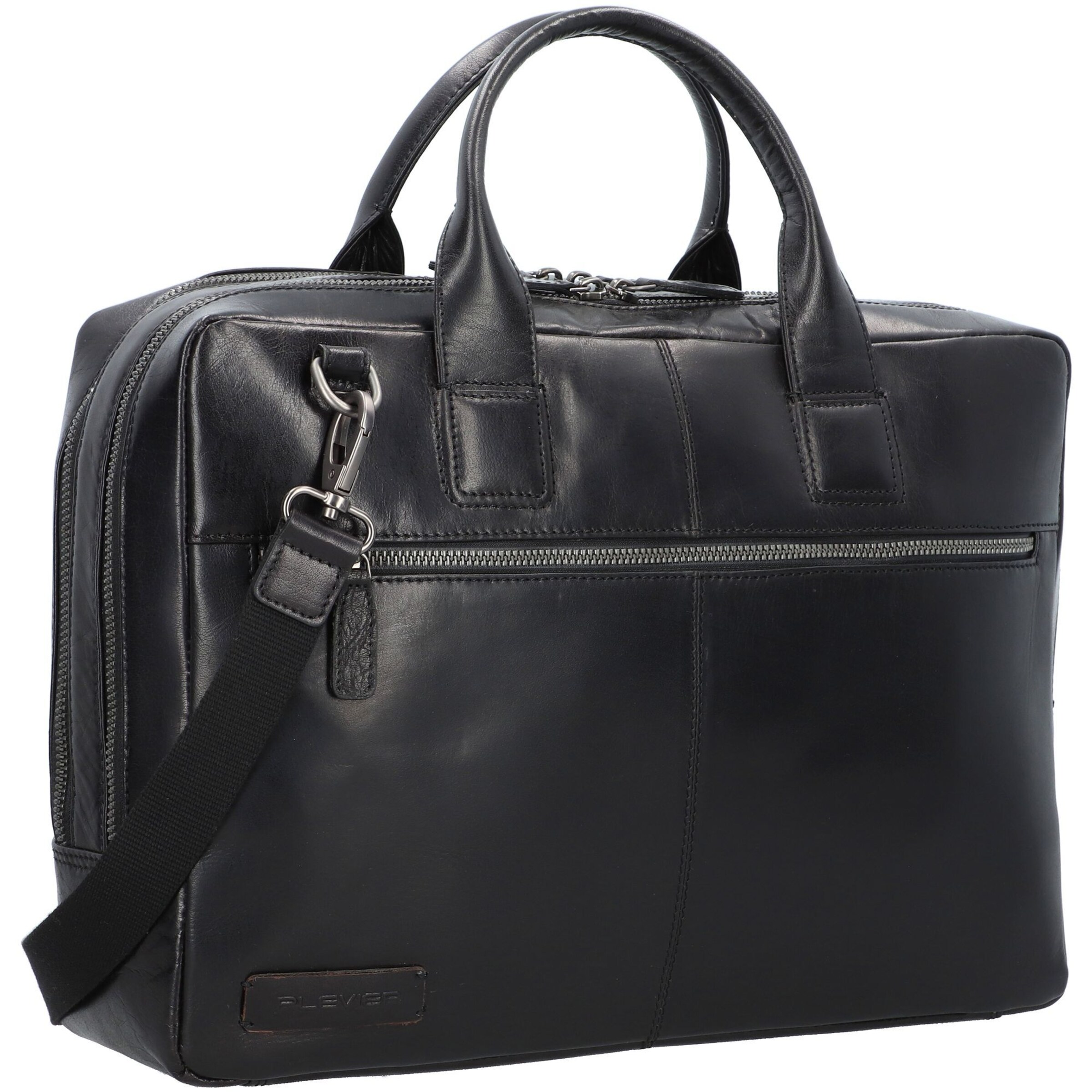 Plevier Document Bag in Black