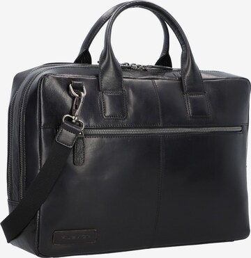 Plevier Document Bag in Black