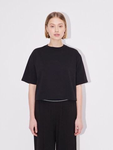 T-shirt 'Ellen' LeGer by Lena Gercke en noir : devant