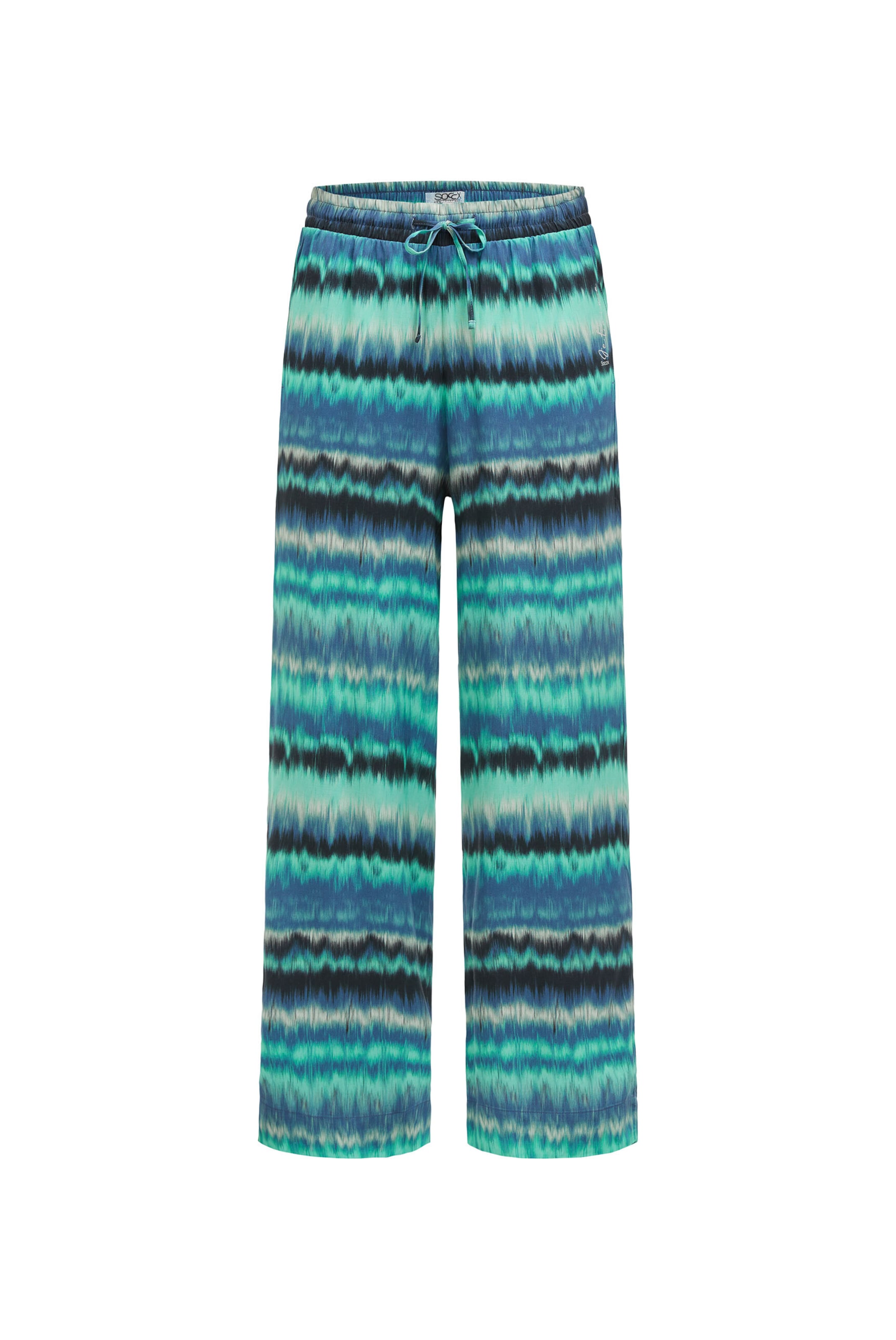 Soccx Regular Pants in Blue: front