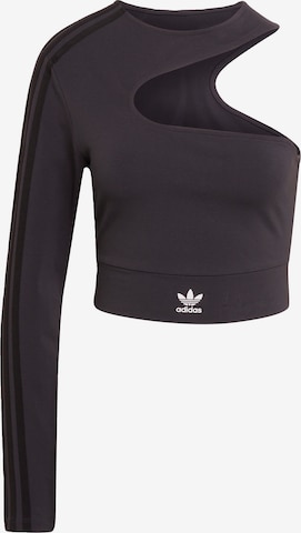 ADIDAS ORIGINALS Shirt in Black: front