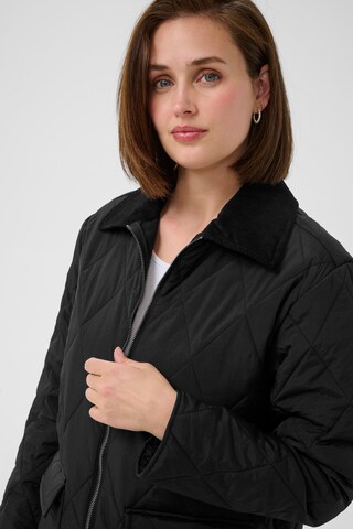 Kaffe Between-seasons coat in Black