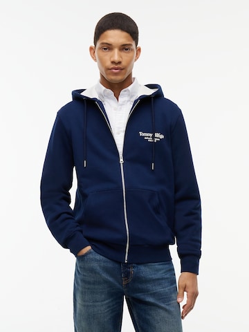 Veste de survêtement TOMMY HILFIGER en bleu : devant