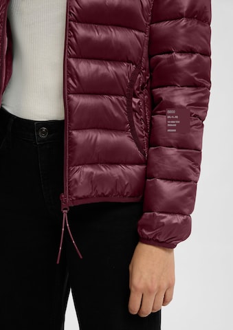 Veste mi-saison QS en rouge