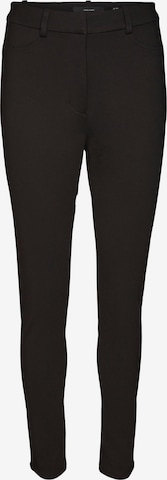 VERO MODA Slimfit Broek 'Augusta Thea' in Zwart: voorkant