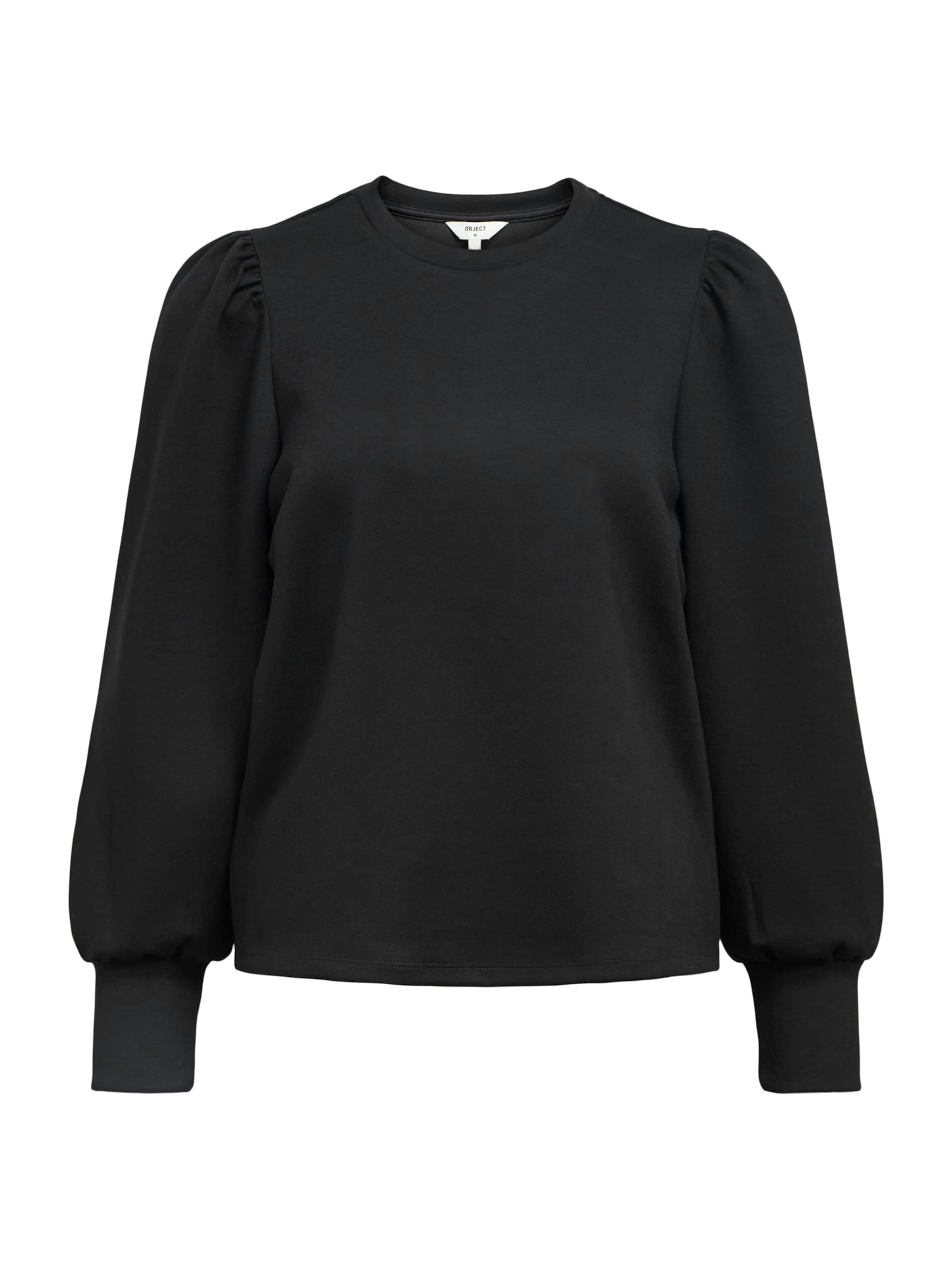 juoda OBJECT Marškinėliai 'OBJANDREA': priekis