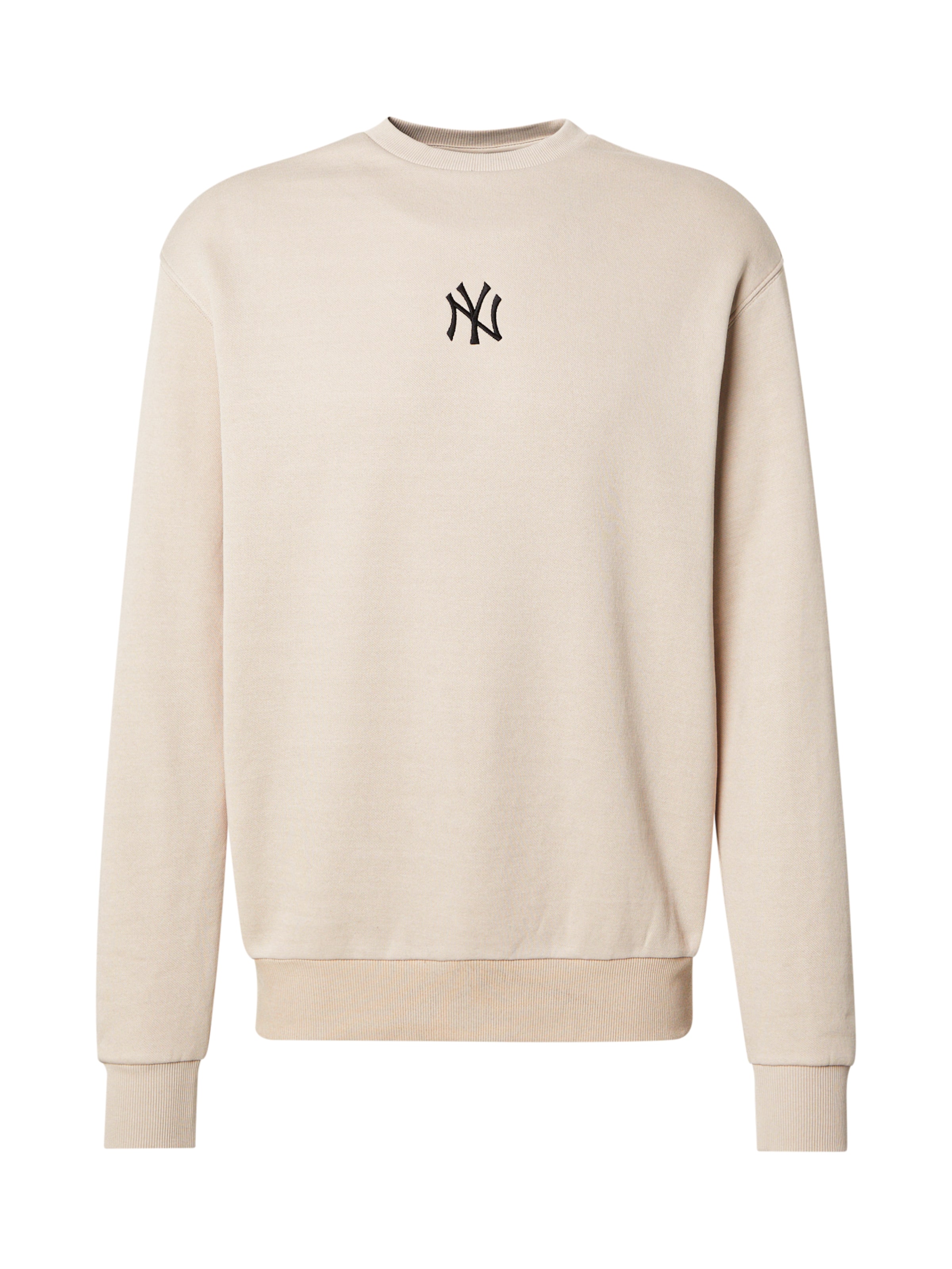 NEW ERA Sudadera 'NEYYAN' en beige / negro, Vista del producto