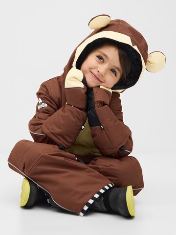 WeeDo Overall ' Schneeanzug' in Brown: front
