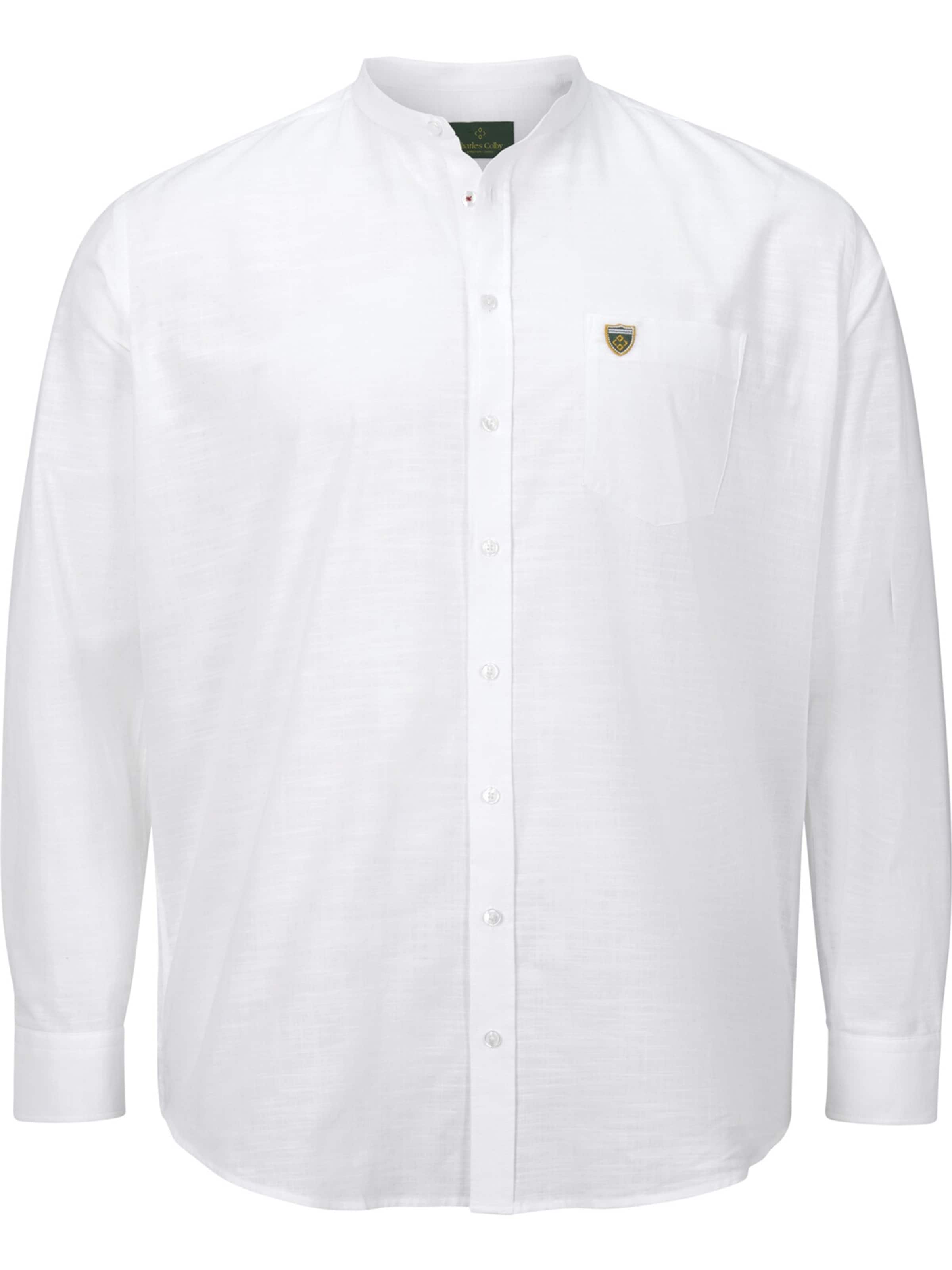 Charles Colby Button Up Shirt ' Duke Tancred ' in White: front