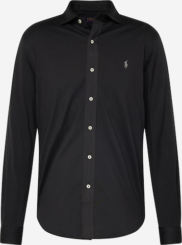 Polo Ralph Lauren Hemd in Schwarz: predná strana