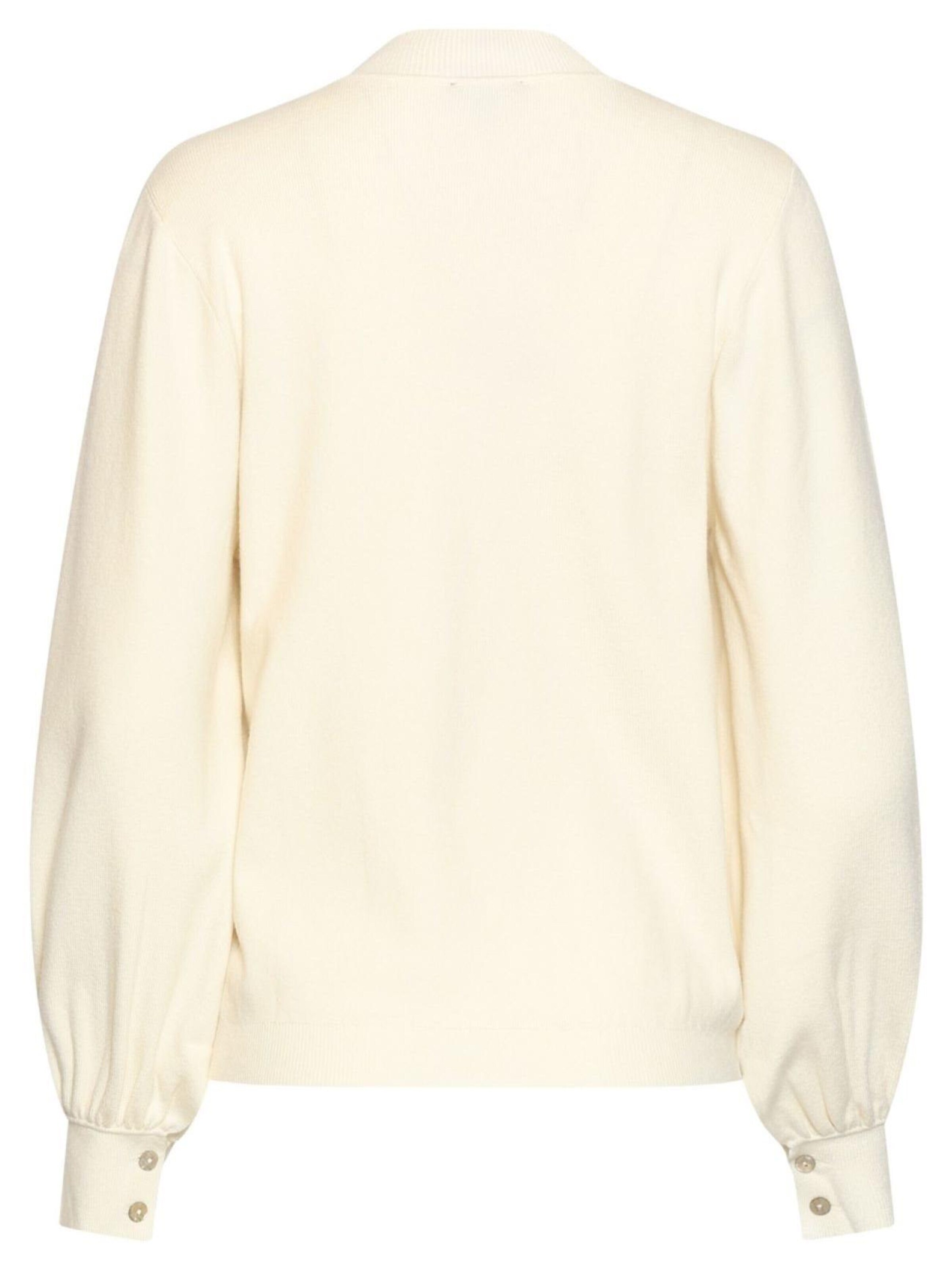 Smashed Lemon Sweater in White