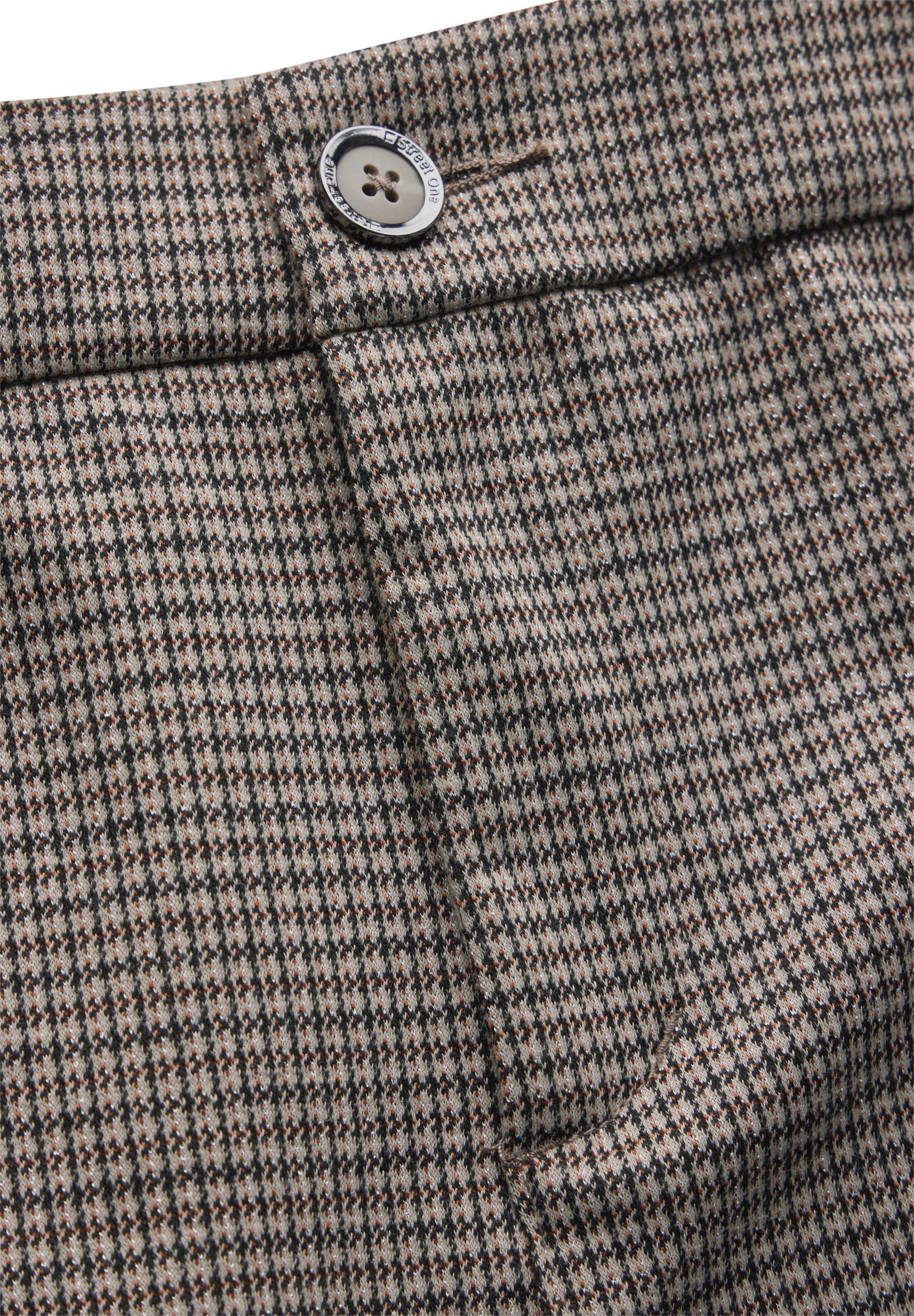 STREET ONE Loosefit Hose in Braun