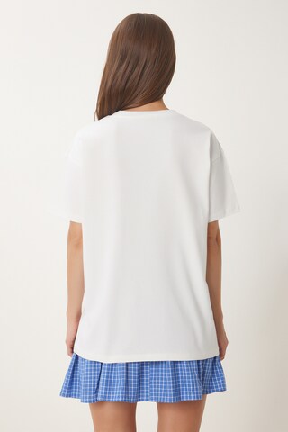 T-shirt Happiness İstanbul en blanc