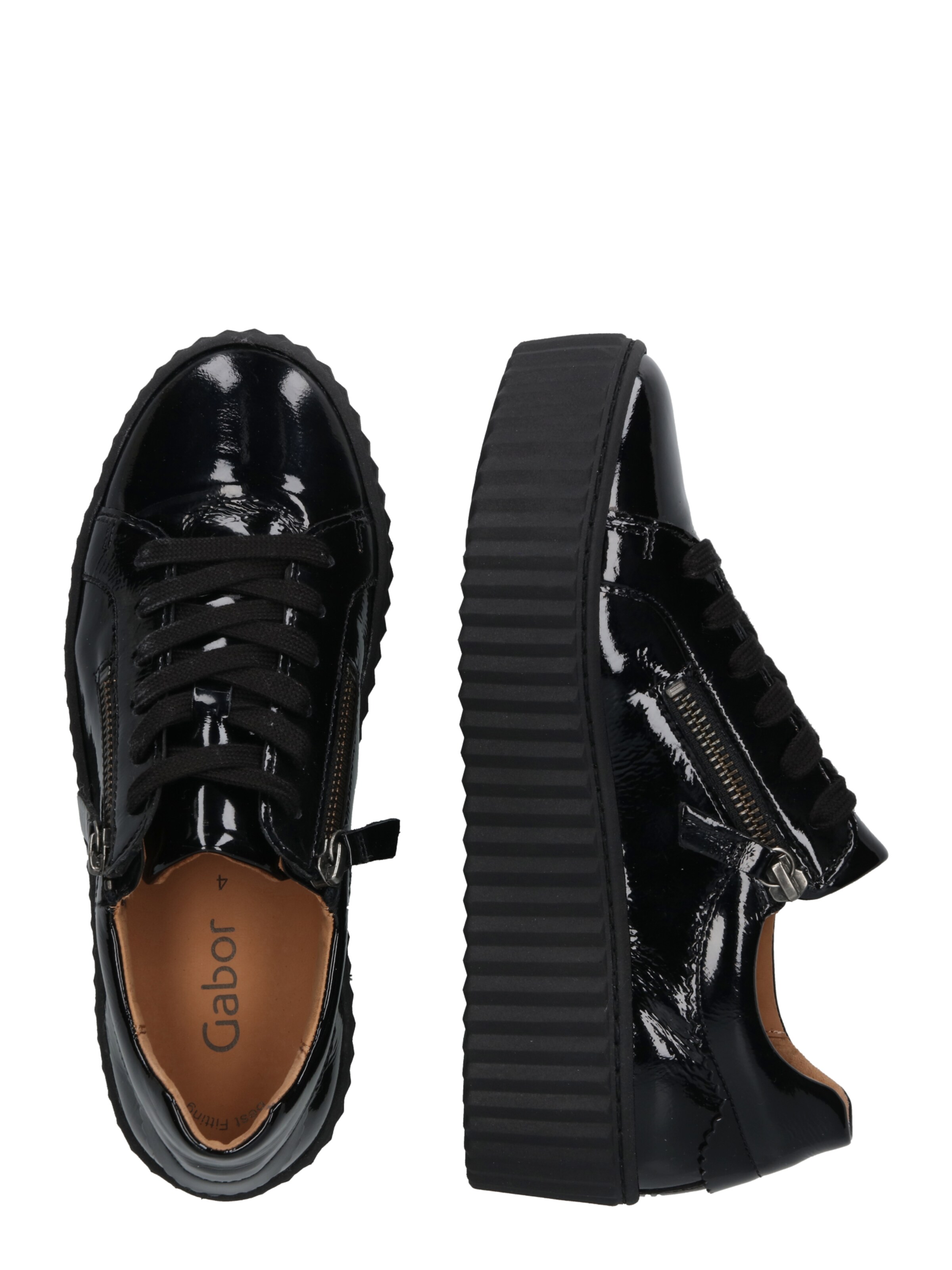 GABOR Platform trainers in Black