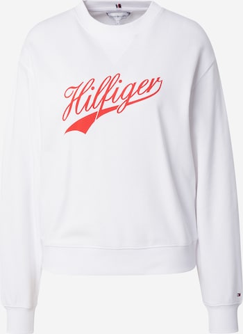 Sweat-shirt TOMMY HILFIGER en blanc : devant