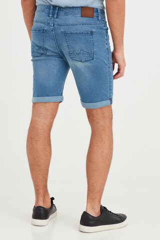 BLEND Slimfit Shorts 'BENDIGO' in Blau