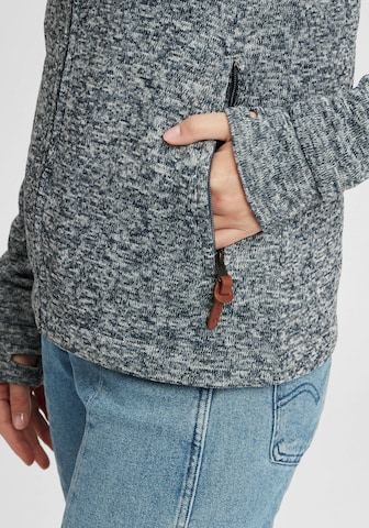 Oxmo Fleece jas 'Thory' in Blauw