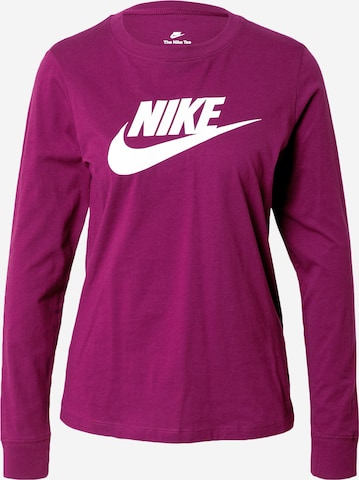 sarkans Nike Sportswear T-Krekls: no priekšpuses