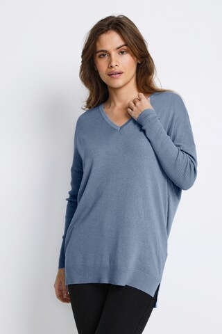Kaffe Sweater 'Machelle' in Blue: front