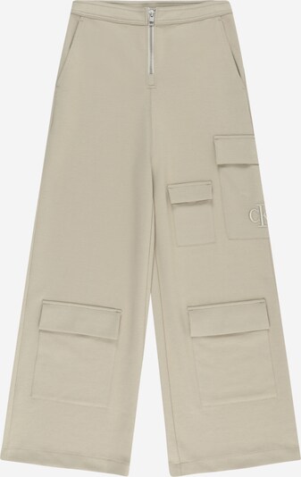 Calvin Klein Jeans Bikses, krāsa - krēmkrāsas, Preces skats